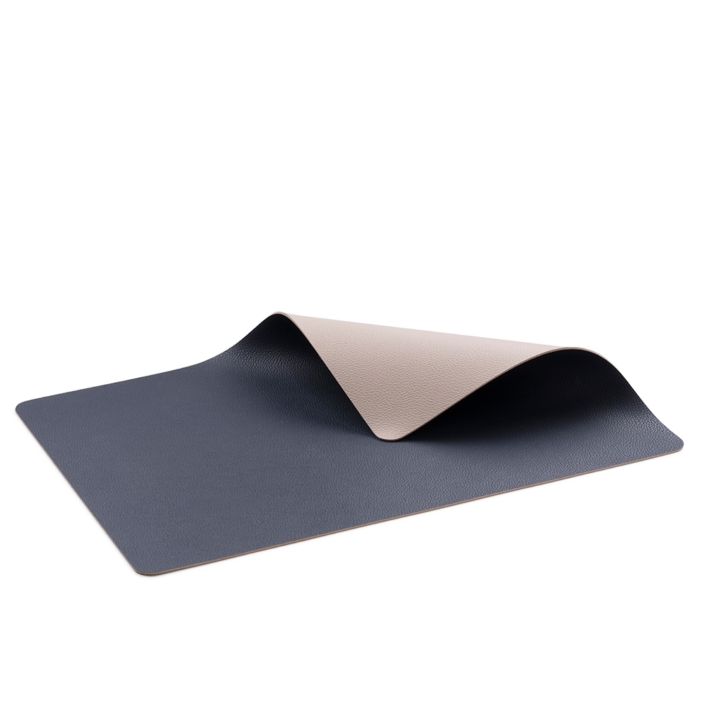 Bitz - Placemat 46x33 - 4 pcs - dark blue/sand