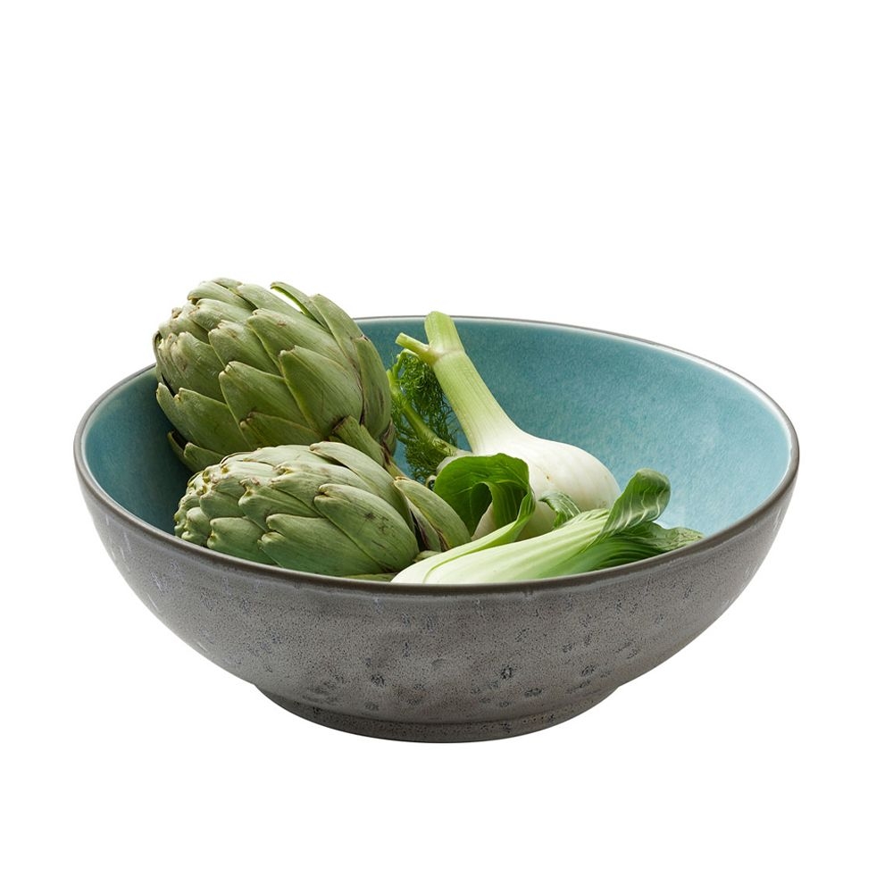 Bitz - salad bowl - 30 cm - grau/hellblau