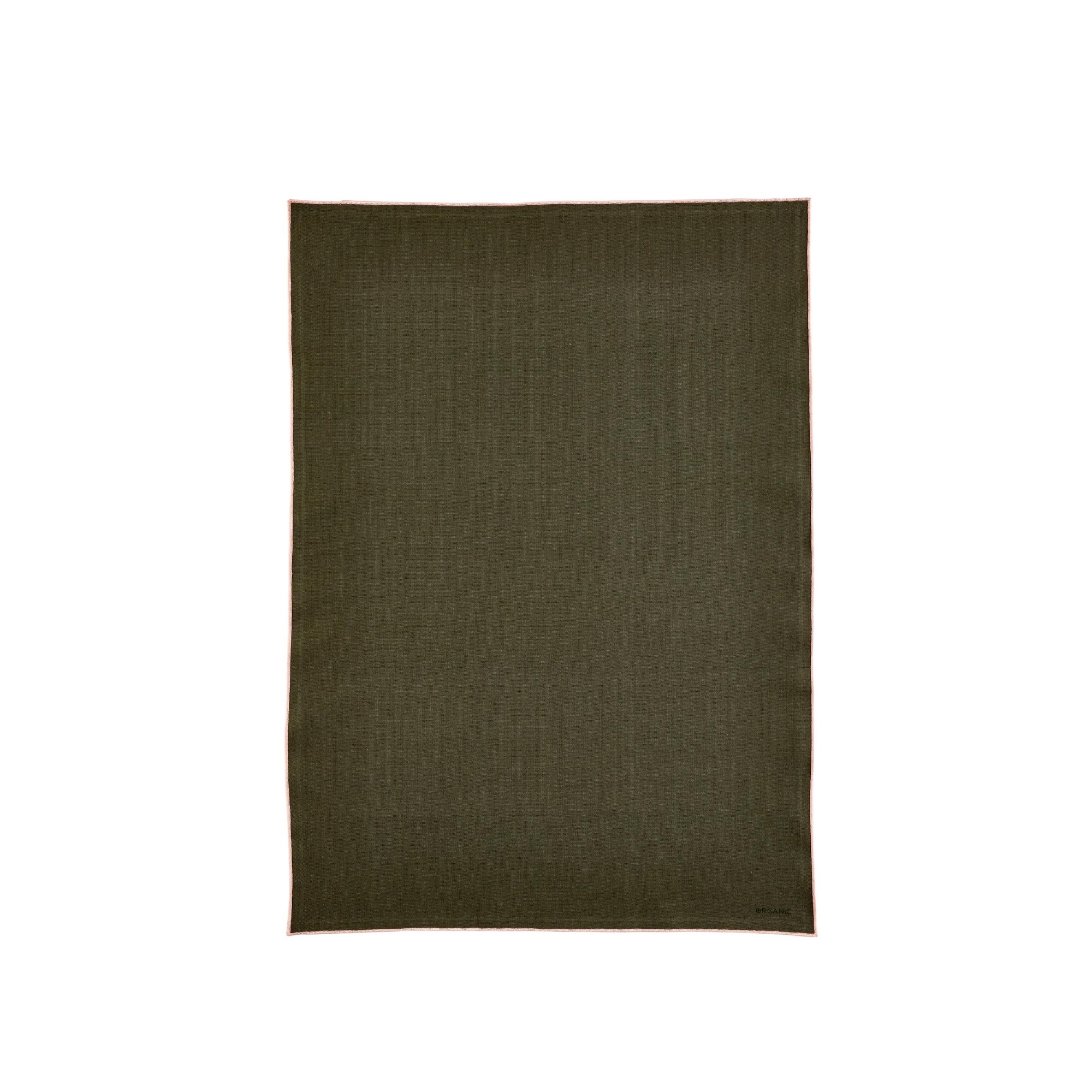 Bitz - Kitchen towel Organic - olive/rose