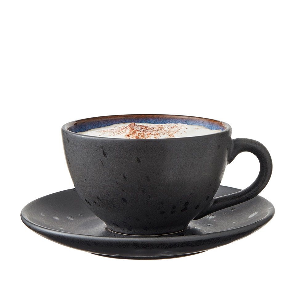 Bitz - Cup with saucer - Set of 4