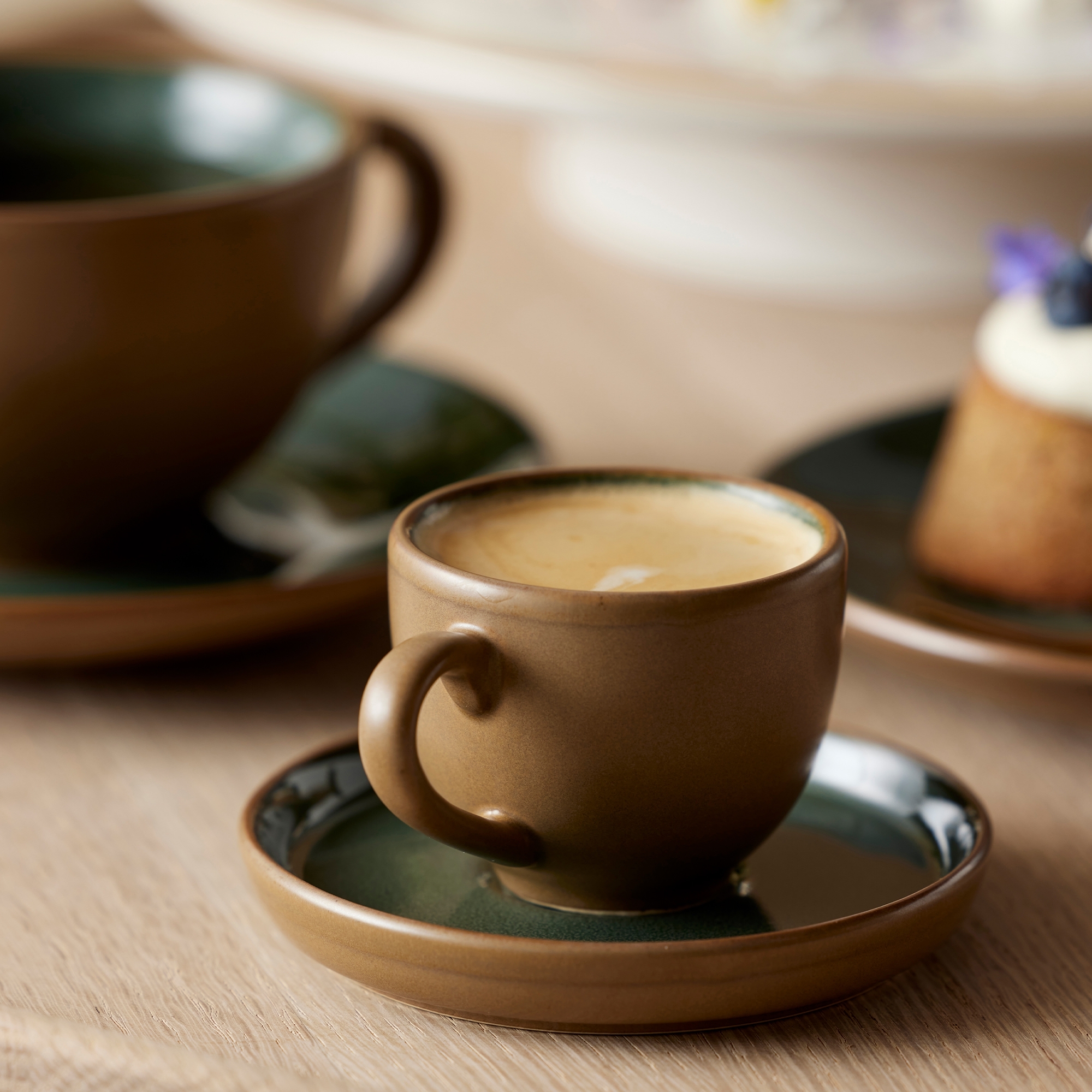 Bitz - Espresso cup with handle and saucer - 7cl